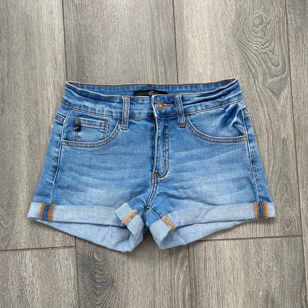 Kancan cuffed hi-rise shorts| size 24